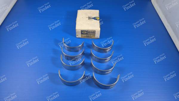 Set of 8 half connecting rod bearings - Douvrin engine - PEUGEOT 505 - 060649- 0