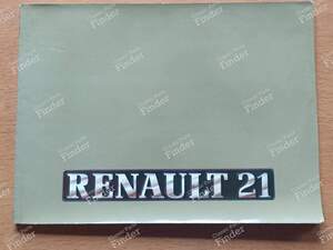 Manuel de bord pour RENAULT 21 (R21)