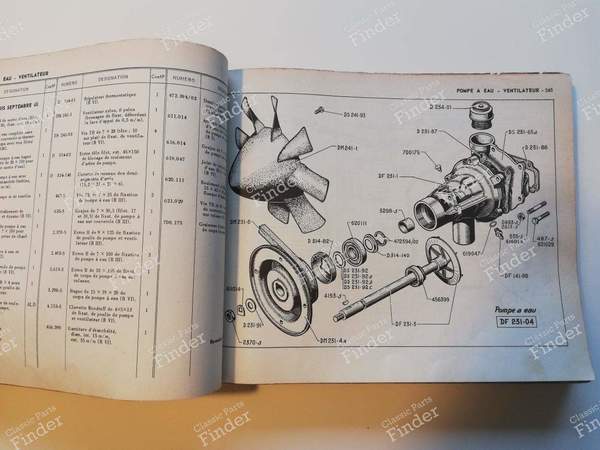 DS 19 Ersatzteilkatalog - CITROËN DS / ID - #466- 4