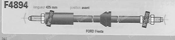 Pair of front left and right hoses - FORD Fiesta - F4894- 1