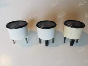 Set of three pressure gauges: Voltmeter + oil pressure + oil temperature - VOLKSWAGEN (VW) Käfer / Beetle / Coccinelle / Maggiolino / Escarabajo - 332.304/15/1- thumb-2
