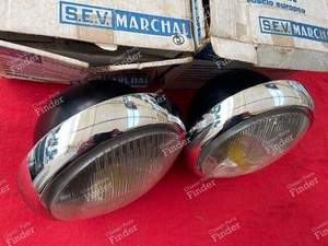 Two MARCHAL AMPLILUX headlights for DS/ID, or others - CITROËN DS / ID - 61282203 (?)- thumb-9
