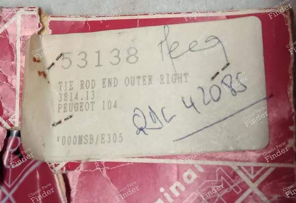 Lenkstange rechts/links - CITROËN LN / LNA - 53138 / 3814.13 (Ref. origine)- 4