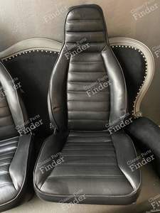 Black leather seats - PORSCHE 911 / 912 E (G Modell) - thumb-1