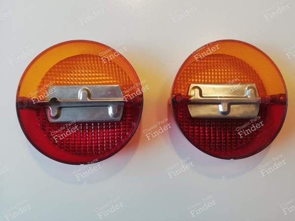 Runde Rückfeuer-Cabochons - SIMCA 900 / Simc'4 / 1000 / 1005 / 1006 / 1118 /Abarth 1150 - 607- 7