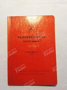 Ersatzteilkatalog Typ 300B für MERCEDES BENZ 300 (W186 / W189)