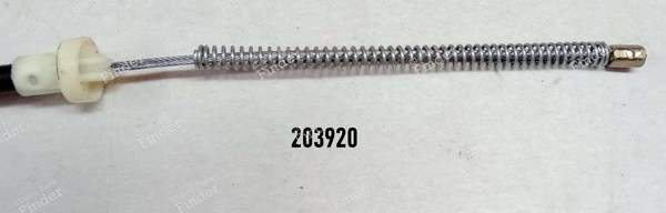 Pair of secondary handbrake cables - PEUGEOT 306 - 203910/203920- 5