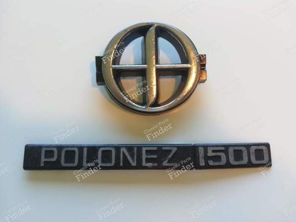 Signet für Kühlergrill und Kofferraumdeckel - FSO Polonez - 0