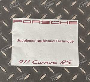 Ergänzung zum technischen Handbuch – Carrera RS - PORSCHE 911 (964)