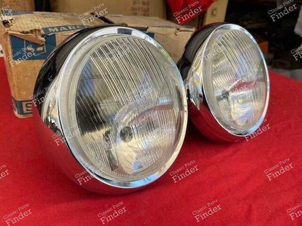 Pair of Amplilux headlights - PEUGEOT 404 - 2