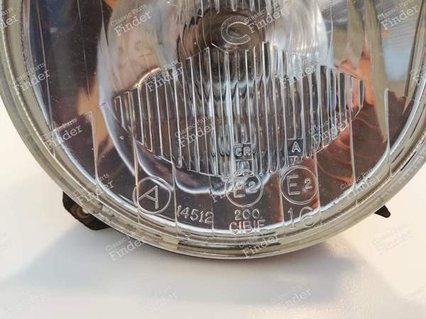 Optique de phare Cibié 200 pour R8, R10, R4, Dauphine... - RENAULT 4 / 3 / F (R4) - 2