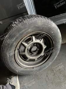 Original steel wheels - BMW 3 (E21) - 36111116- thumb-4