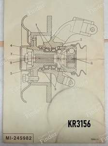 Kit roulements avant droite ou gauche Granada, Scorpio, Sierra Cosworth - FORD Scorpio / Granada - vkba916- thumb-2