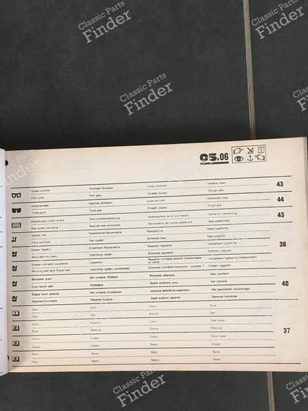 Ersatzteilhandbuch – PR 907 (6. Auflage) - RENAULT 12 / Virage (R12) - 7701437674- 2