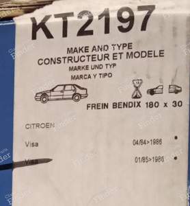 BENDIX rear brake kit - CITROËN Visa / C15 - KT2197- thumb-5