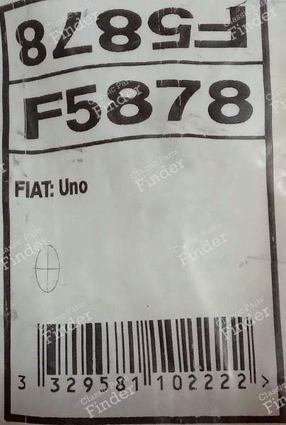 Paire de flexibles avant droite et gauche - FIAT Uno / Duna / Fiorino - F5878- 2