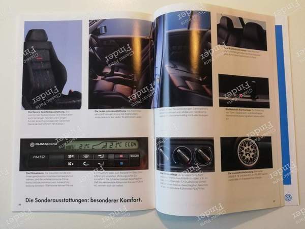 Brochure commerciale Golf 3 GTI - VOLKSWAGEN (VW) Golf III / Vento / Jetta - 515/1190.31.00- 7