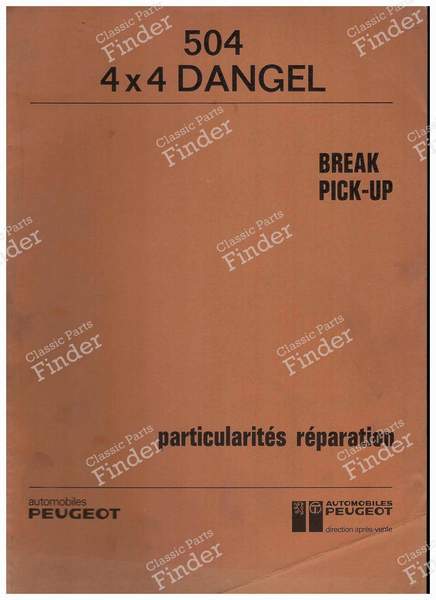 Repair instructions for 4x4 Dangel - PEUGEOT 504 - 0