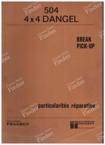 Manuel de réparation pour 4x4 Dangel - PEUGEOT 504