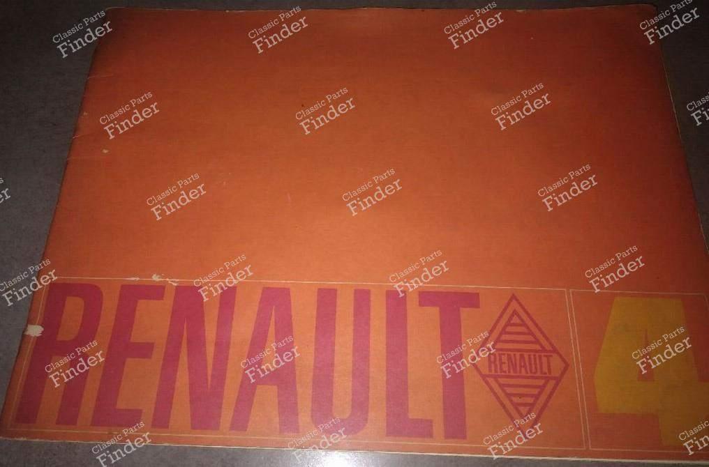 Vintage Renault 4 advertising - RENAULT 4 / 3 / F (R4) - thumb-0