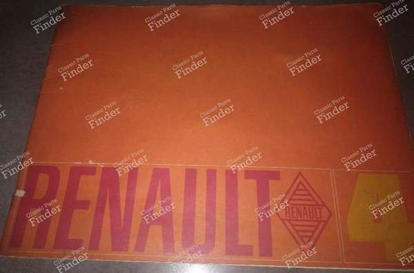 Vintage Renault 4 advertisement - RENAULT 4 / 3 / F (R4) - 0