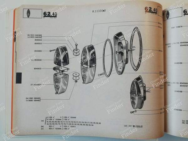 Werkstatt-Handbuch P.R.757 - RENAULT Floride / Caravelle - 757577202- 7