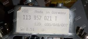 Speedometer with fuel gauge opening - VOLKSWAGEN (VW) Käfer / Beetle / Coccinelle / Escarabajo - 113957055D - 113957021T- thumb-4