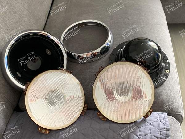 Marchal Equilux complete headlights - PEUGEOT 404 - 182- 1