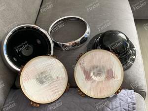 Marchal Equilux complete headlights - PEUGEOT 404 - 182- thumb-1