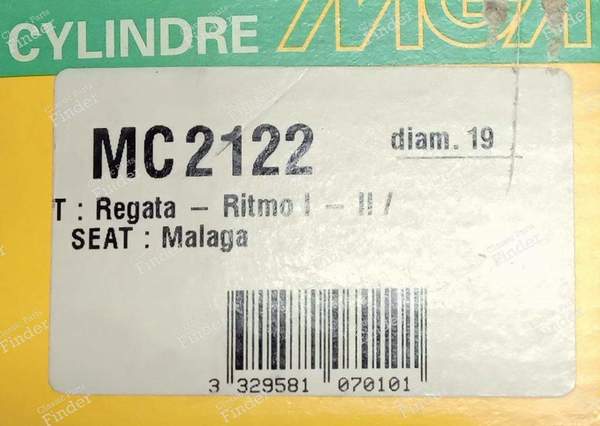 Maitre cylindre tandem 19mm - SEAT Ibiza I - MC2122- 4