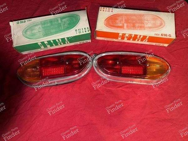 Komplettes Rücklichtpaar – 1. Generation - PEUGEOT 204 - 616D / 616G- 1