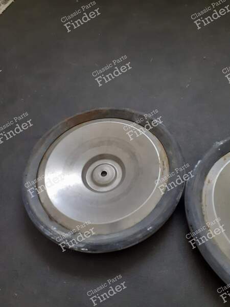 2 stainless steel wheel covers - PEUGEOT 204 - 2