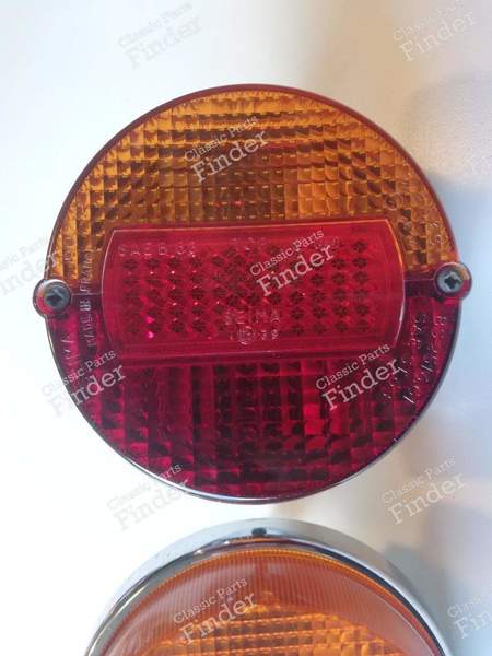 Pair of rear lights - SIMCA 900 / Simc'4 / 1000 / 1005 / 1006 / 1118 /Abarth 1150 - 607- 2