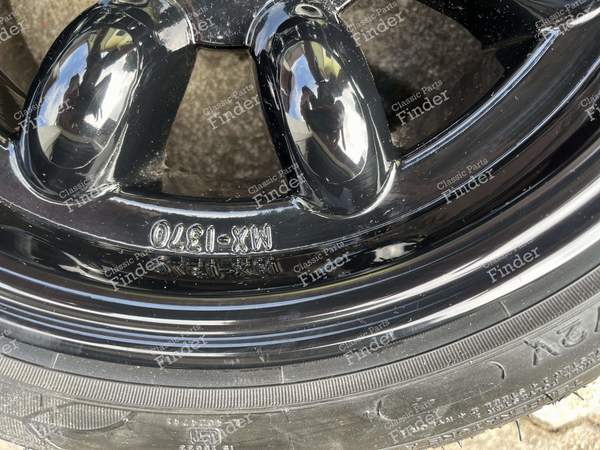 Wheel set with new tires S Spoke black powder-coated like new - MINI  - 9