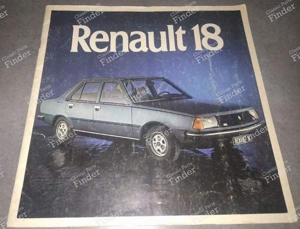 Vintage Renault 18 advertisement - RENAULT 18 (R18) - 18.914.18- 0