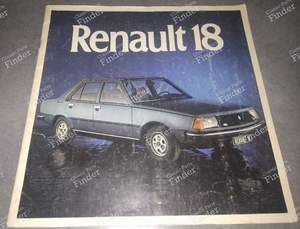 Vintage Renault 18 advertisement for RENAULT 18 (R18)
