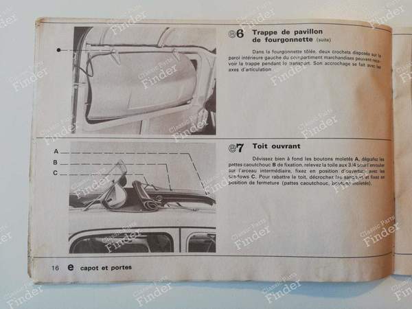 Notice d'utilisation et d'entretien - RENAULT 4 / 3 / F (R4) - 7701432704- 4