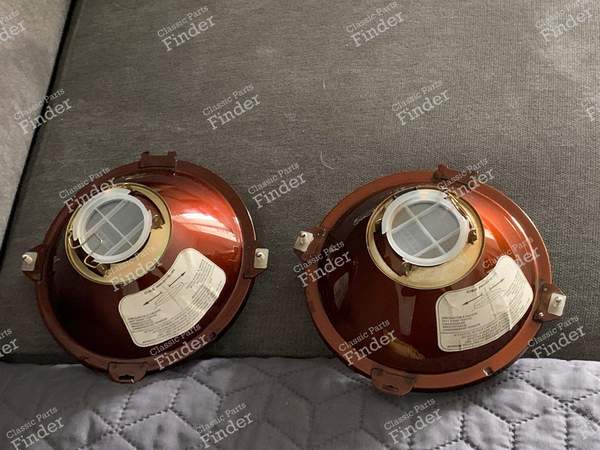 Deux optiques de phares - RENAULT Dauphine / Ondine - 155- 1