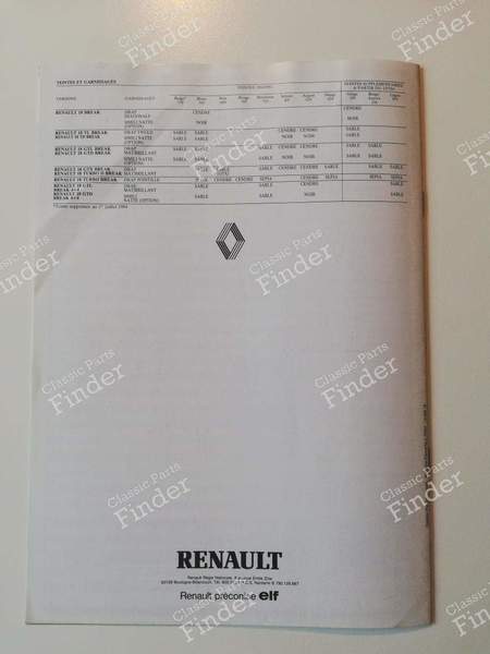 R18 station wagon Type 2 brochure - RENAULT 18 (R18) - 13 926 18- 6