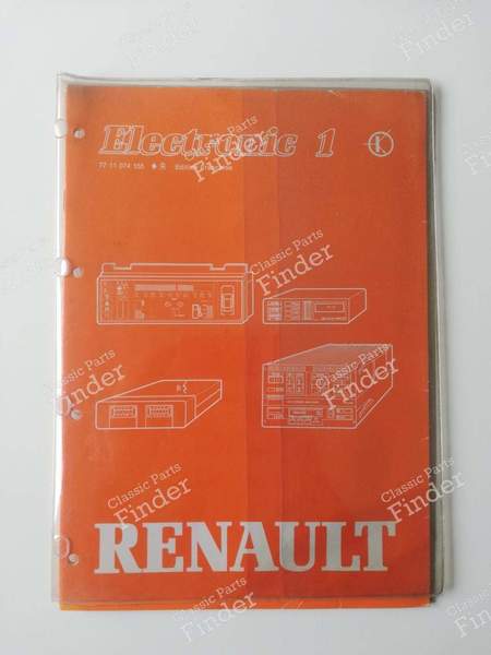 Manuel de réparation - 'Electronic' - RENAULT Fuego - 7711074155- 0