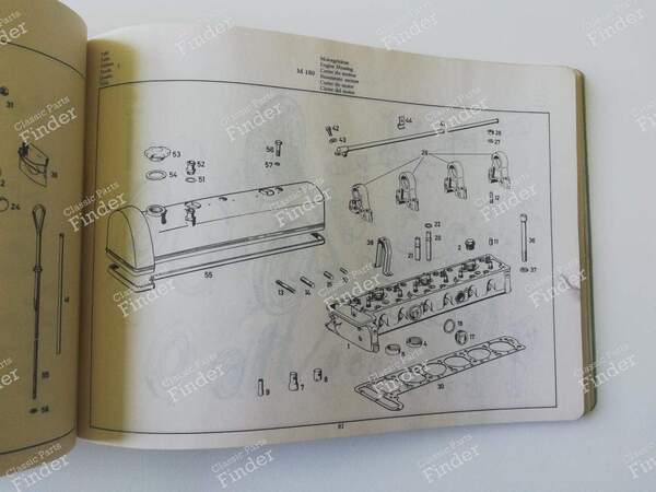 Ersatzteilhandbuch – „Katalog B“ 1967 - MERCEDES BENZ W110 - 12118- 4