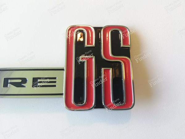 Emblem seitlich Vorderer Kotflügel Commodore GS rechts oder links - OPEL Rekord (C) / Commodore (A) - 1101784- 3