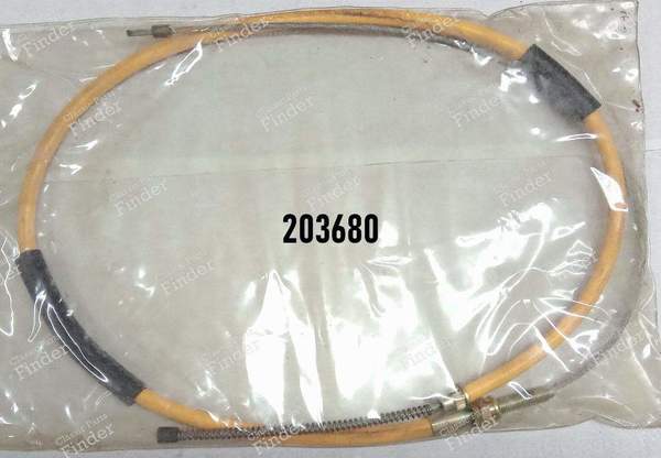 Pair of secondary handbrake cables - PEUGEOT 305 - 203680- 0