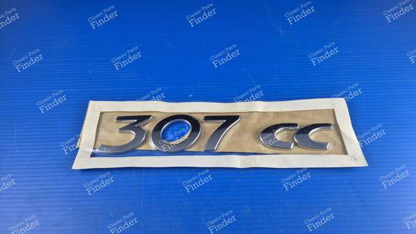 Monogramm-Emblem für den Kofferraum – CC-Version - PEUGEOT 307 - 8665Z7- 1