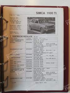 Manuel de pièces détachées - SIMCA 900 / Simc'4 / 1000 / 1005 / 1006 / 1118 /Abarth 1150 - thumb-3