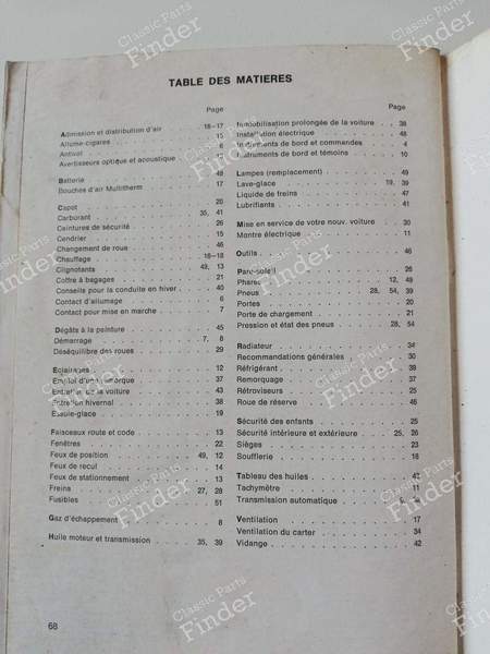 Service manual - OPEL Rekord (C) / Commodore (A) - 8938247-16-6-68- 7