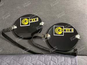 Caches Cibié noirs métal pour 'Oscars' - ALPINE A110 - thumb-2