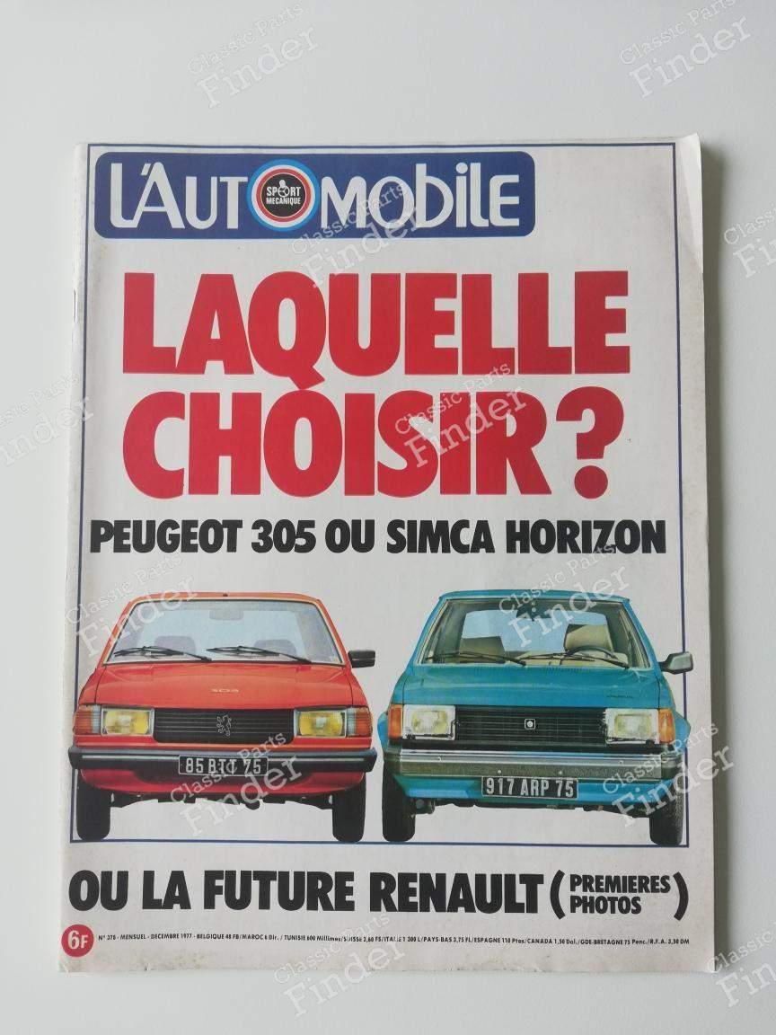L'Automobile magazine - #378 (December 1977) - PEUGEOT 305