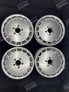 Original 'Gullideckel' Alloy Wheels 6Jx15 ET49 - MERCEDES BENZ 190 (W201) - 2014001502- thumb-1