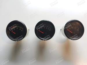 Ensemble de trois manomètres: Voltmètre + pression d'huile + température d'huile - VOLKSWAGEN (VW) Golf I / Rabbit / Cabriolet / Caddy / Jetta